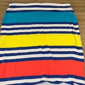 Nautical🚢🌊🏝️ Look 👀 Cotton Spandex Skirt 2” stretch Waistband Ready2toJet✈️